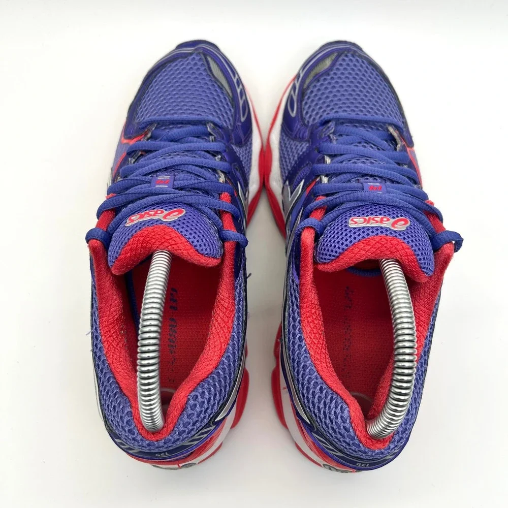 Asics Gel-Nimbus Shoes 14 Women 7.5 Purple Red Silver Running Sneakers Y2K Retro